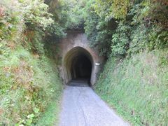 One of several old rail tunnels