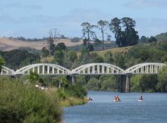 Crossing the Waikato River